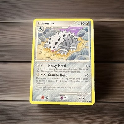 Lv. 37 Lairon 44/111 Uncommon Rising Rivals Pokemon Moderately Played Card 2009