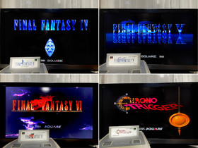Lot 4 Final Fantasy 4 5 6 IV V VI Chrono Trigger set Super Famicom SFC JP w/Box