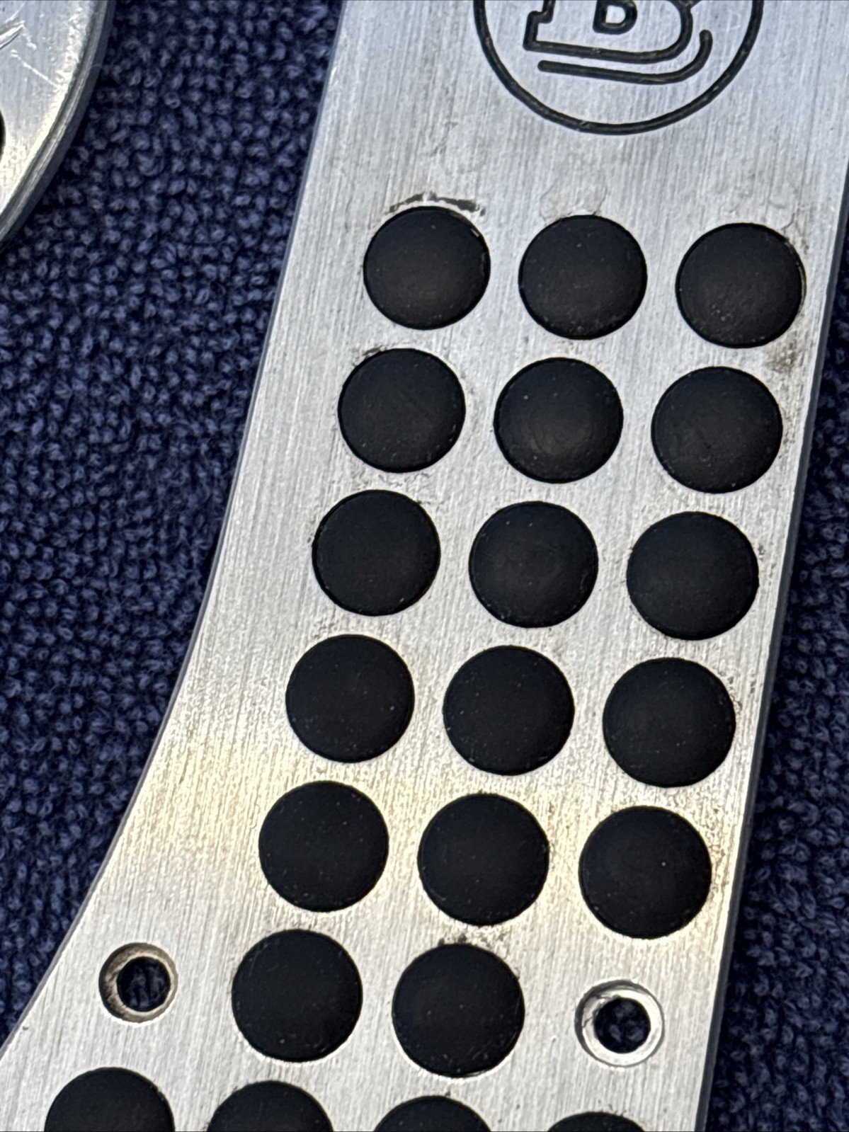 2008 Smart Fortwo Convertible Brabus Pedal Inlay Used Set ( NO SCREWS )