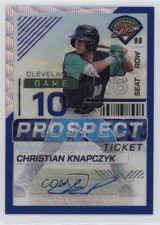 2024 Panini Prospect Edition 27/75 Christian Knapczyk #54 Auto 0u9w