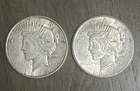 “Lot of 2 – 1922-S Peace Silver Dollars $1 San Francisco Mint 90% Silver Coins”