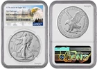 2026 W Silver American Eagle $1 Enhanced Finish NGC MS70 First Releases #1843