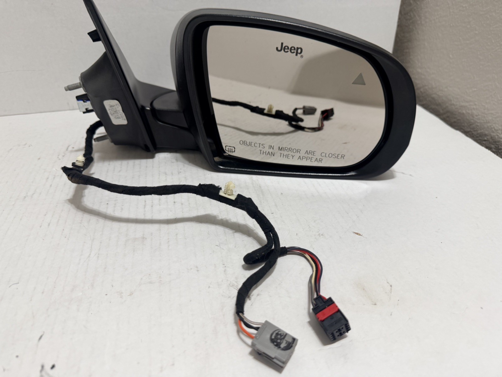 17-26 Jeep Compass Right Passenger Side Signal Door Mirror Blind Spot Heated OEM