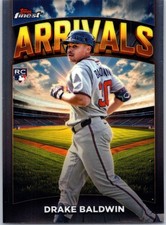 2025 Finest #A-14 Drake Baldwin Arrivals Atlanta Braves