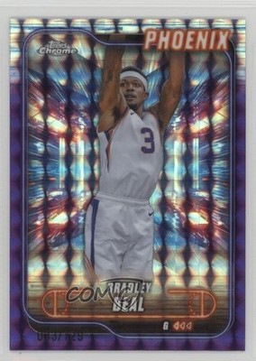 2024-25 Topps Chrome Purple Geometric Refractor /129 Bradley Beal #170 1ny5