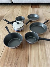 VTG 7 piece set of Aluminum Chilton Globe Silverstone Series Toy Cookware Set