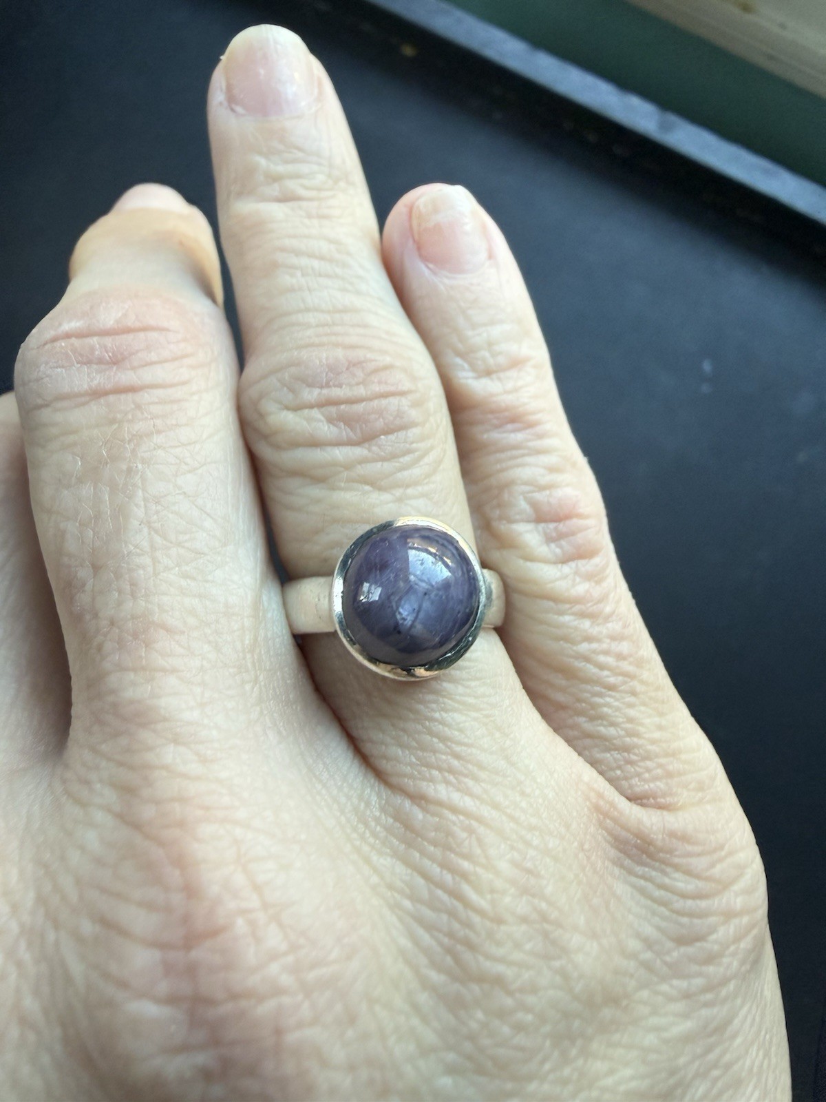 Ruby Ring Sterling Silver Size 6 Everyday Ring Fo… - image 8