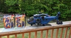 GIJOE 1/18 Scale Custom Cobra Attack Helicopter With Cobra Trooper And Officer