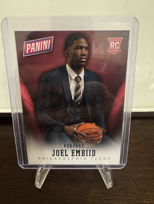 LAST ON PRINT Panini 2014 National Convention 35 Joel Embiid RC 76ERS /499