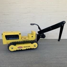 1960s Tonka Toys Pressed Steel Trencher Construction Tractor - Parts or Restore