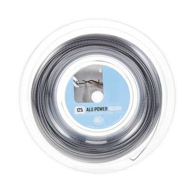 Luxilon ALU Power Rough 125 Tennis String - 100m Reel, Grey