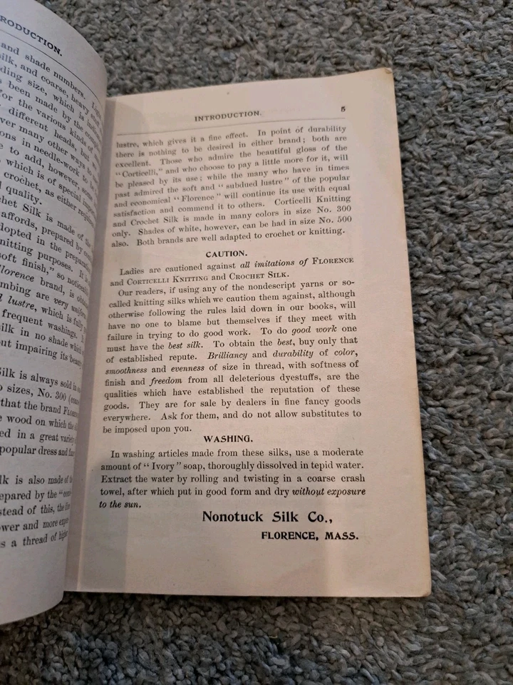 Firenze Home Ricami con Corticelli Seta 1896 Modello Libro - Immagine 3 di 4