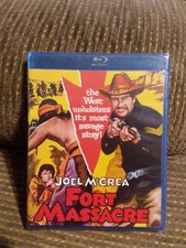 Fort Massacre NEW Sealed (Blu-ray, 1958) Joel McCrea Kino Lorber OOP Western
