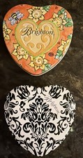 2 Brighton Metal Tins Hearts