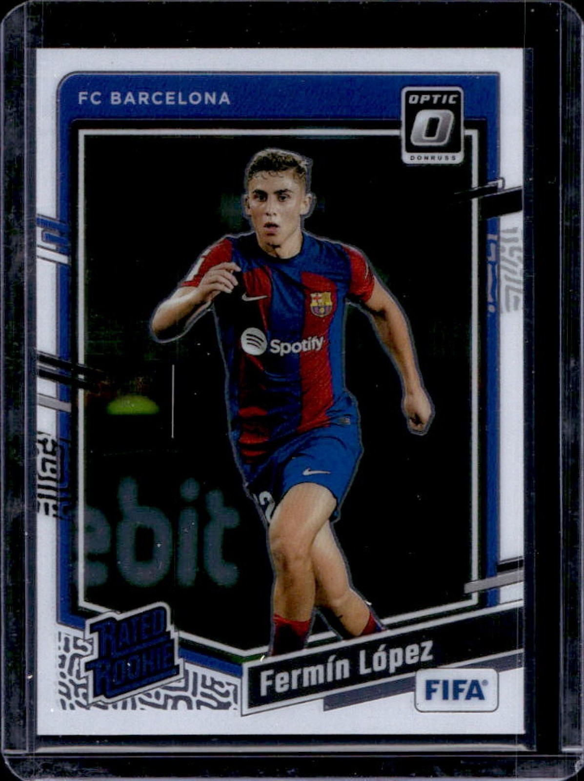 2023-24 Panini Donruss Fermin Lopez Optic Rated Rookie #183 Barcelona