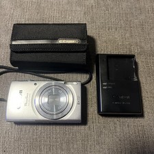 CANON POWERSHOT ELPH 135 DIGITAL CAMERA W/ ORIGINAL BATTERY, CHARGER, And Case