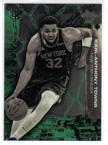 2025-26 Topps Chrome Cactus Jack Karl-Anthony Towns Green Refractor #59/99 (GD)