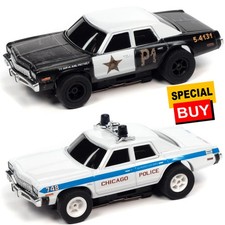 Auto World Xtraction R36 1974 Dodge Monaco Combo HO Slot Cars