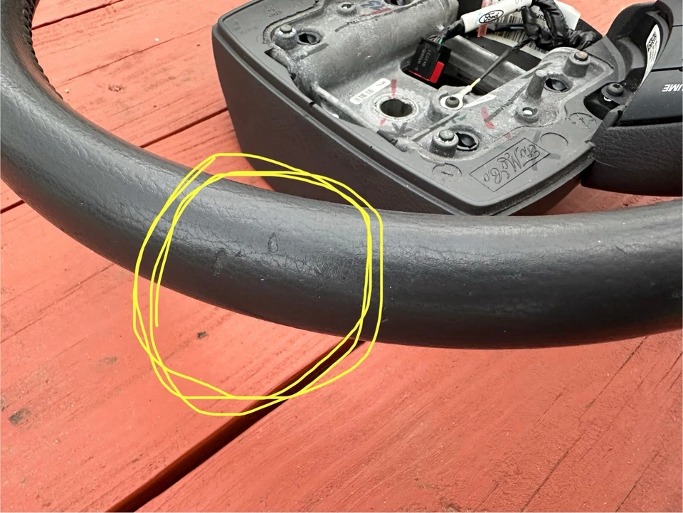 Ford Crown Victoria Grand Marquis 2005-2011 volante de cuero OEM *LEER* Foto 2 de 4