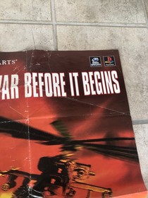 1997 Project Overkill / Soviet Strike Very Rare Vintage PS1 Sega Saturn Poster 