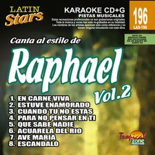 Karaoke Latin Stars 196 Raphael Vol.2