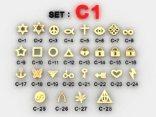 Cartilage Earring Gold Plated Sterling Silver Tragus Chic Quality Made Shape 1pc