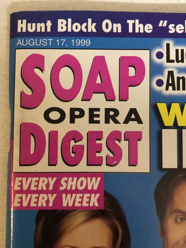 Soap Opera Digest Magazine August 17 1999 As The World Turns - Picture 2 of 3