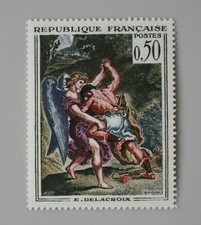 Année 1963 france YT 1376 neuf luxe ** tableau Delacroix