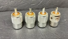 AVA PL-259 Coaxial Cable Connector #20983 Lot Of 4 Vintage CB Radio