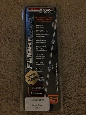FirstString Flightwire Premium Bow Strings Two Cam String Only 57.5''