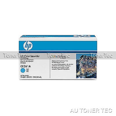 HP Genuine CE261A CYAN Toner Cart LaserJet CP4525dn/CP4525xh/CP4525x/CP4025 11K - Picture 1 of 1
