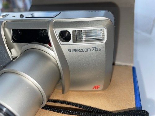 Olympus Superzoom 76s 35mm Film Point and Shoot Camera | Tested | Boxed | Superb - Picture 2 of 21