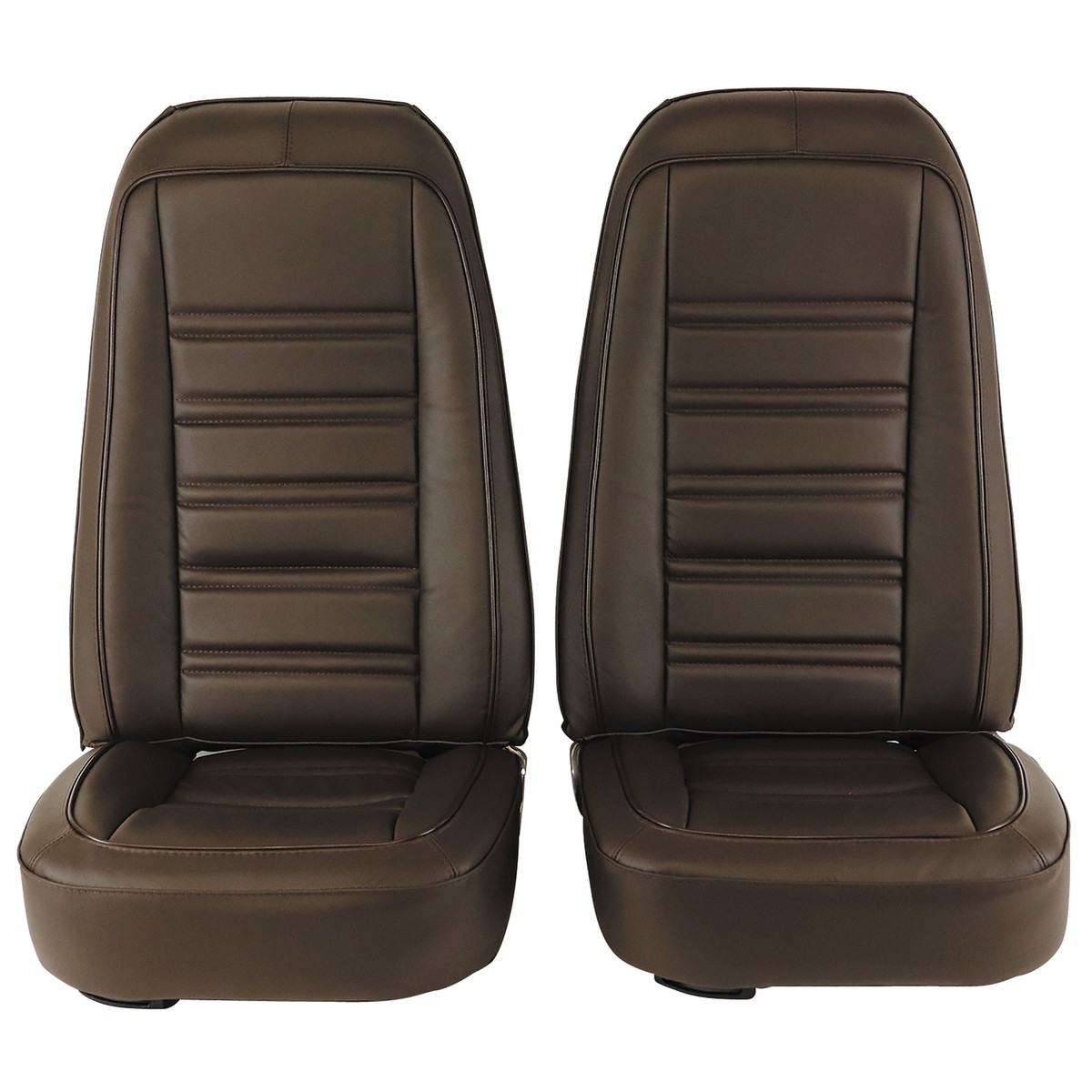 Corvette C3 MTD Seats Dark Brown 100% Leather 1976-1978 | eBay