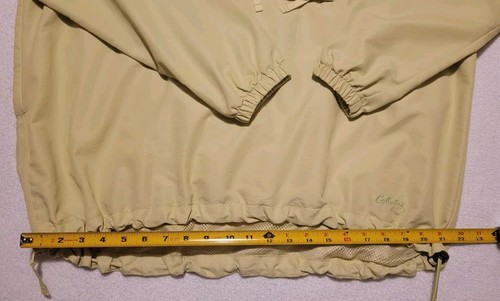 Cabela's Rain Jacket Women’s Large Light Green 1/2 Zip Hooded Windbreaker - Picture 6 of 10