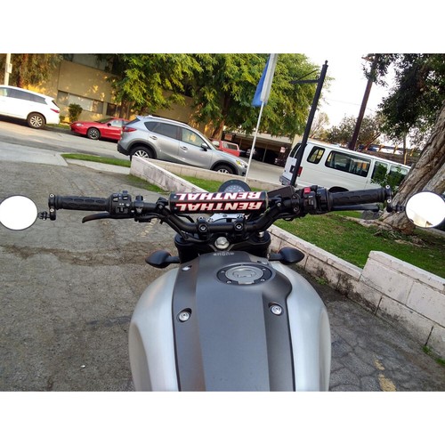 7/8" Round Motorcycle Folding Bar End Side Mirrors For Suzuki DRZ400 DRZ400SM - Picture 11 of 13