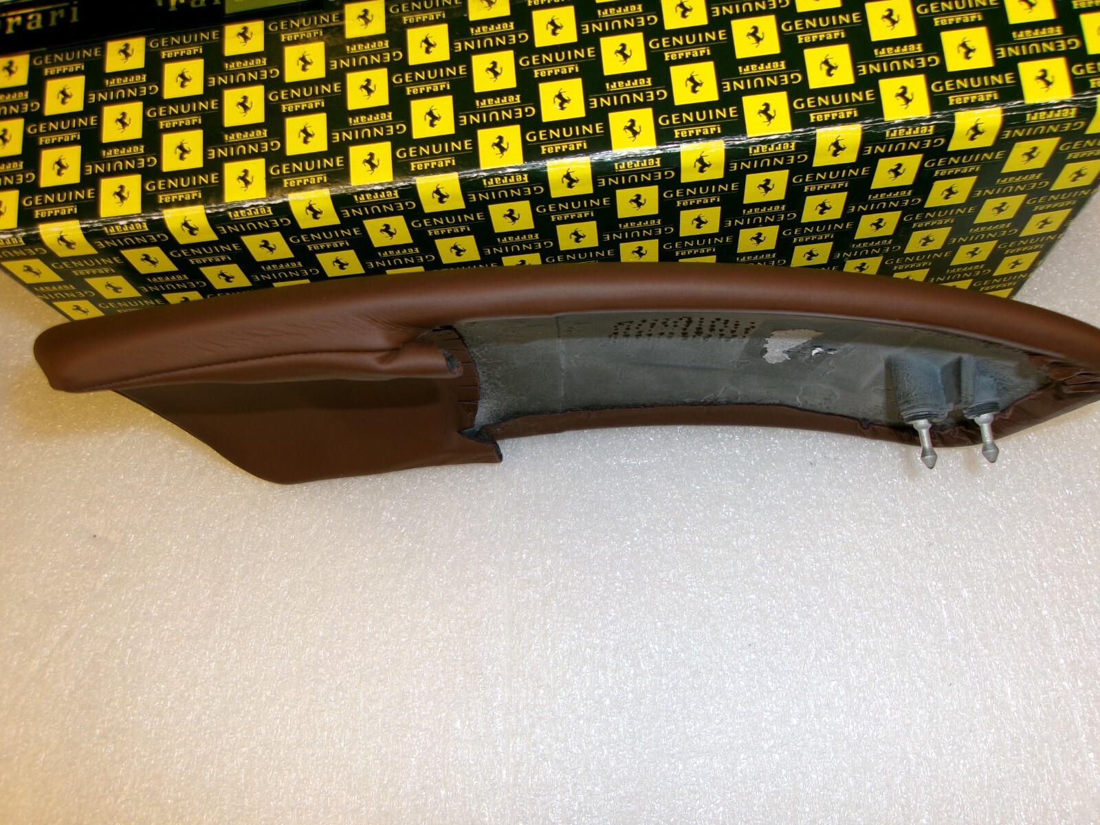 2012-14 FERRARI CALIFORNIA SPEEDO COVER TRIM DASH VISOR TOP CAP DARKTAN 69752106