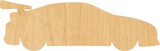 Race Car Laser Cut Out Wood Shape Craft Supply - Woodcraft Cutout