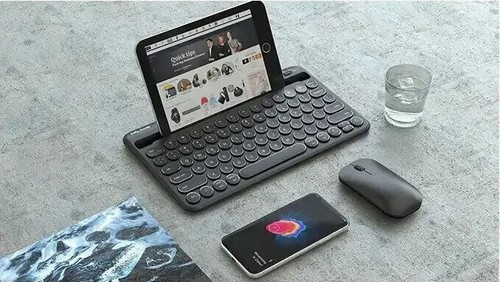 Jelly Comb Bluetooth Scissor-Switch Keyboard, Rechargeable, iOS & Android - Picture 9 of 10
