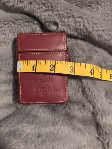 Leather Playing Cards Case Sacchi Leather Playing Cards Case If You Play Your Ca - Picture 7 of 7