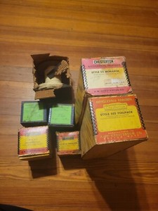 Chesterton Frederickseal Mechanical Packings, Vintage LOT White Lon Monarch Foil