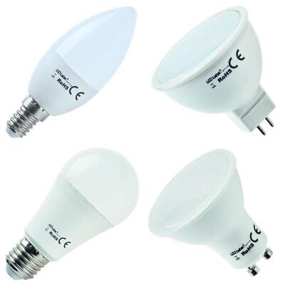 5-100x LED Lampe E14 E27 GU10 MR16 Kerze Birne Spotlight 4W - 12W 3000K 4000K
