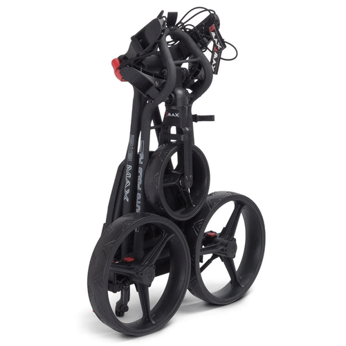 BIG MAX AUTOFOLD FF 3 WHEEL GOLF TROLLEY PUSH CART / BLACK / 2025 MODEL - Picture 6 of 13