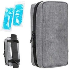 Insulin Cooling Travel Case, Portable Diabetic Supplies Organizer with Ice Packs