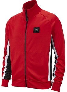 Nike Sportswear Air Full-Zip Men's Jacket BV5154-657 UNIVERSITY RED/BLK sz S-2XL | eBay