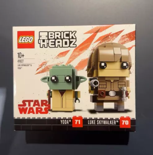 LEGO BrickHeadz Luke Skywalker & Yoda (41627) NEW  SEALED