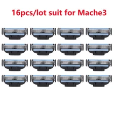 16Pcs Razor Blades for Gilette MACH 3 Shaving Trimmer Cartridges Refill Quality