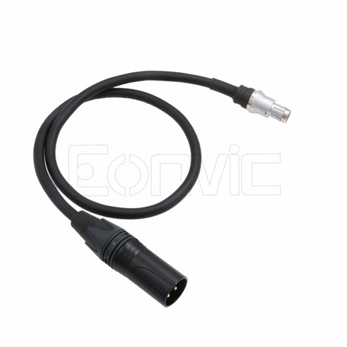 24V XLR 3 Pin to Fischer 3-pin Power Cable for Phantom Flex 2K V642 Camera - Picture 3 of 4