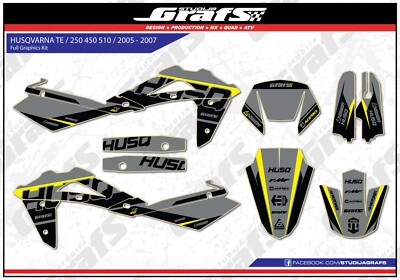 2005 2006 2007 Graphics Kit For HUSQVARNA TE 250 450 510 Enduro