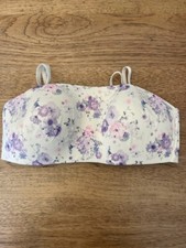 Victoria's Secret Floral SMALL DD Love Cloud Wireless Strapless Lounge Bra VS