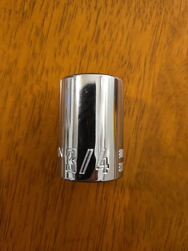 Craftsman 3/4" 12 Point 1/2" Drive Shallow Socket CMMT 47508 - Picture 2 of 5